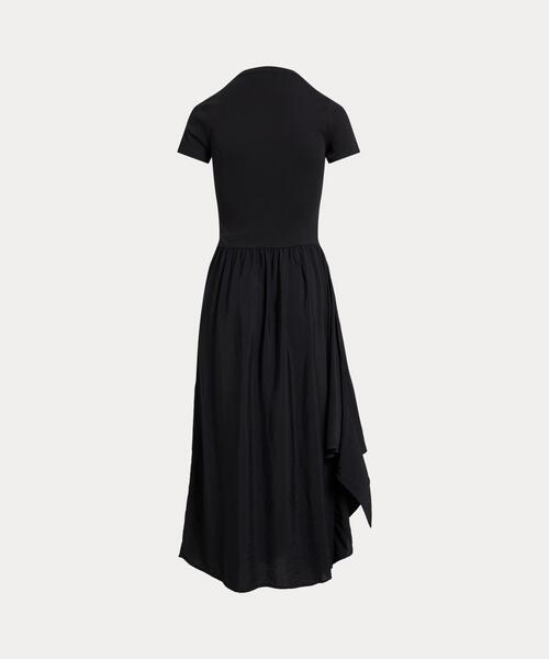 ワンピース フェイクラップ Tシャツ ドレスの画像
