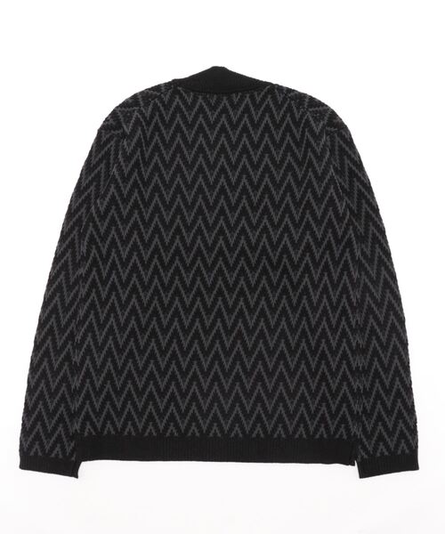 「HIDEAWAYS NICOLE」 長袖ニット X-LARGE ホワイト×ライトグレー メンズ_画像2