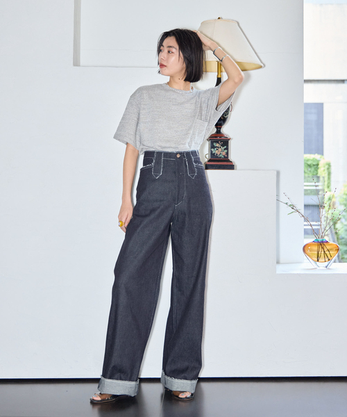 KURO ジーンズ デニム デニムパンツ UNINTENTIONAL FORM DENIM 964232