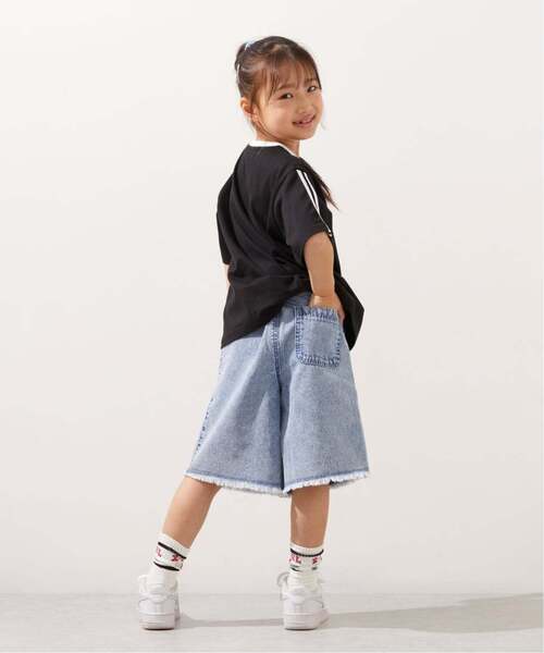 uvカット tシャツ ユニフォームVネック半袖Tシャツ キッズ 子供服 女の子の画像