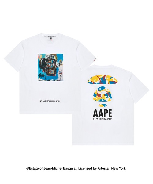 「AAPE BY A BATHING APE」 半袖Tシャツ X-LARGE ブラック メンズ_画像2