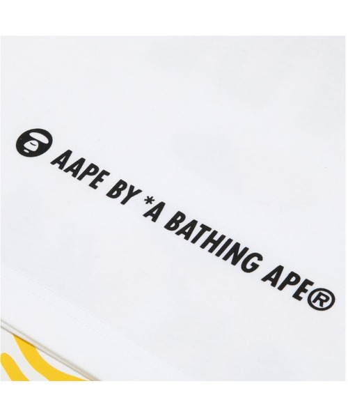 「AAPE BY A BATHING APE」 半袖Tシャツ X-LARGE ブラック メンズ_画像7
