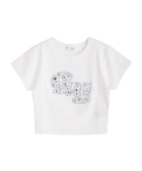 即日発送！GYDA gy bijou Tシャツ　完売オフホワイト GYDA（ジェイダ） tシャツ 半袖 gy bijou Tシャツ レディース