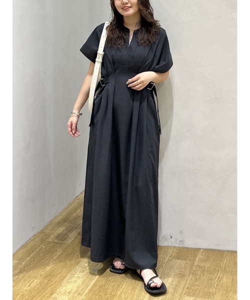 STYLEMIXER（スタイルミキサー） ワンピース 夏 半袖 サイドバックル