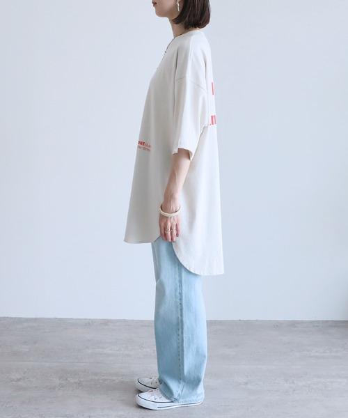 「reca」 半袖Tシャツ FREE ホワイト レディース_画像2
