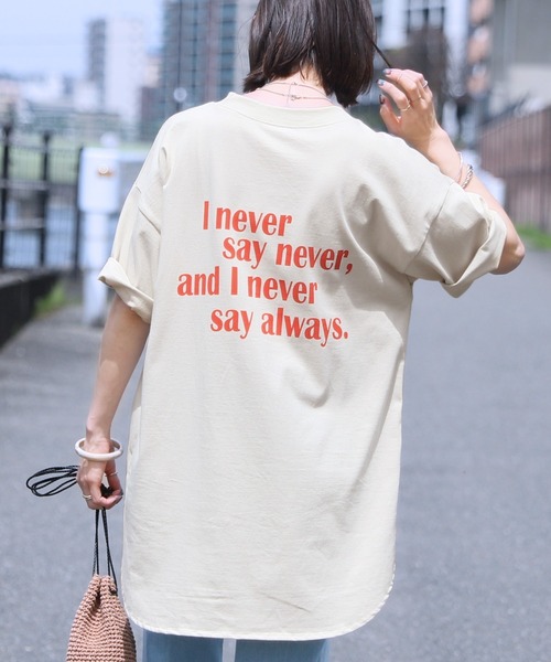 「reca」 半袖Tシャツ FREE ホワイト レディース_画像9