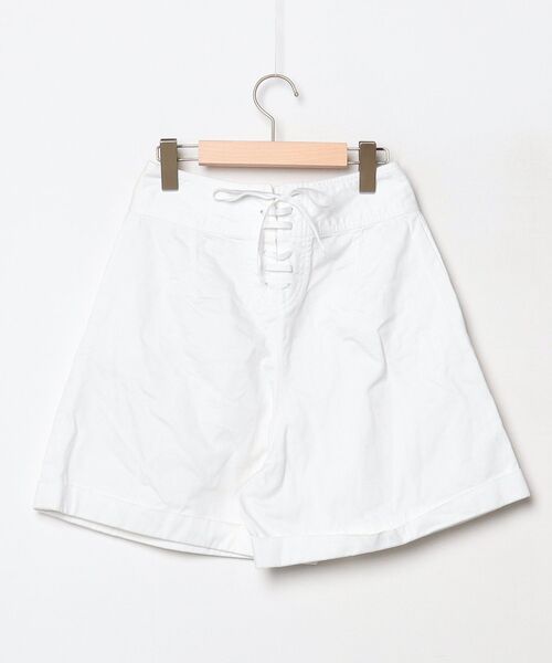 「MACPHEE」 ショートパンツ 38 ホワイト レディース_画像2