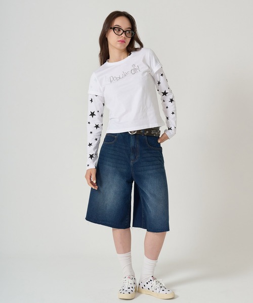 「TINA:JOJUN」 長袖カットソー M ピンク レディース_画像4