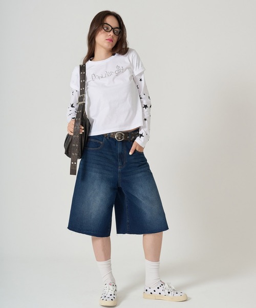 「TINA:JOJUN」 長袖カットソー M ピンク レディース_画像6