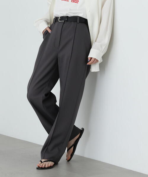 「N.(N. Natural Beauty Basic)」 スラックス SMALL チャコールグレー レディース_画像3