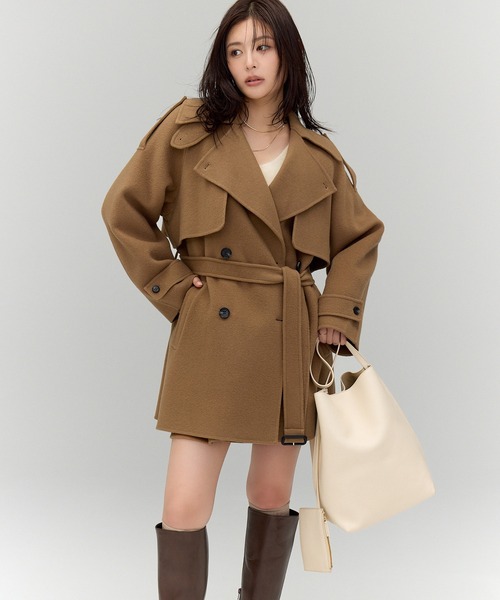 green label relaxing ベージュ トレンチコート green label relaxing（グリーンレーベルリラクシング） トレンチ