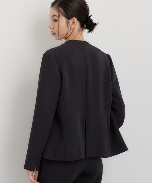 THE SHOP TK ジャケット ノーカラージャケット 「セットアップ可