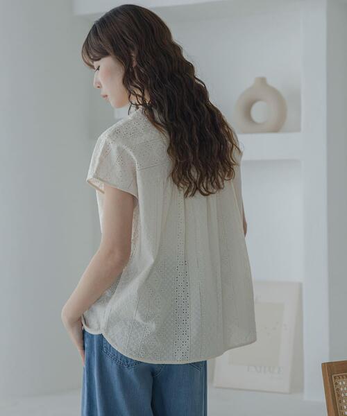 「URBAN RESEARCH Sonny Label」 長袖ブラウス FREE アイボリー レディース_画像7