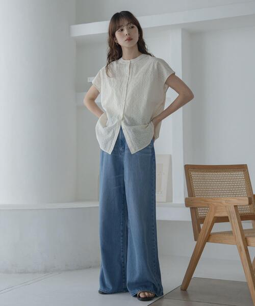 「URBAN RESEARCH Sonny Label」 長袖ブラウス FREE アイボリー レディース_画像8
