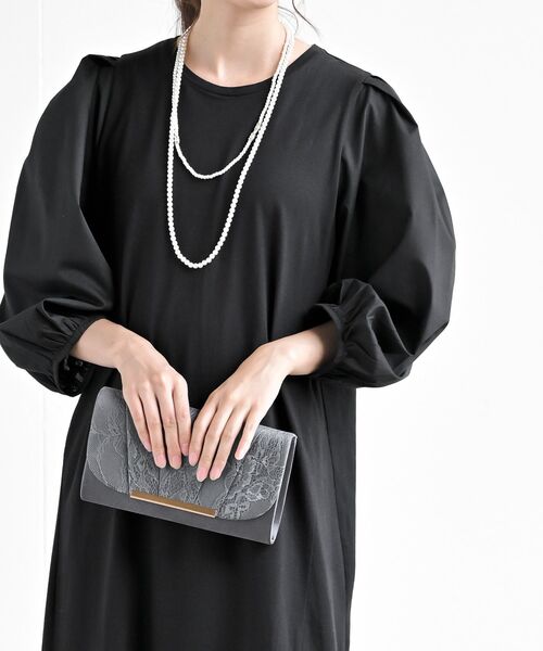 バッグ クラッチバッグ レース×サテン2WAYクラッチBAG|ZOZOTOWN PayPayモール店|05