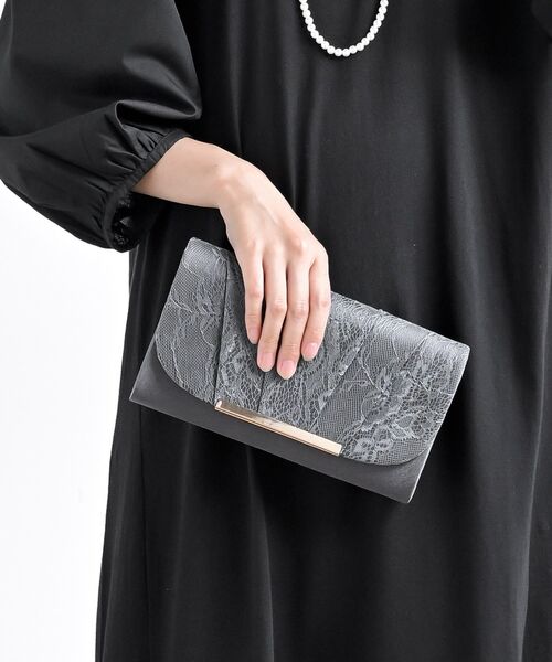 バッグ クラッチバッグ レース×サテン2WAYクラッチBAG|ZOZOTOWN PayPayモール店|06