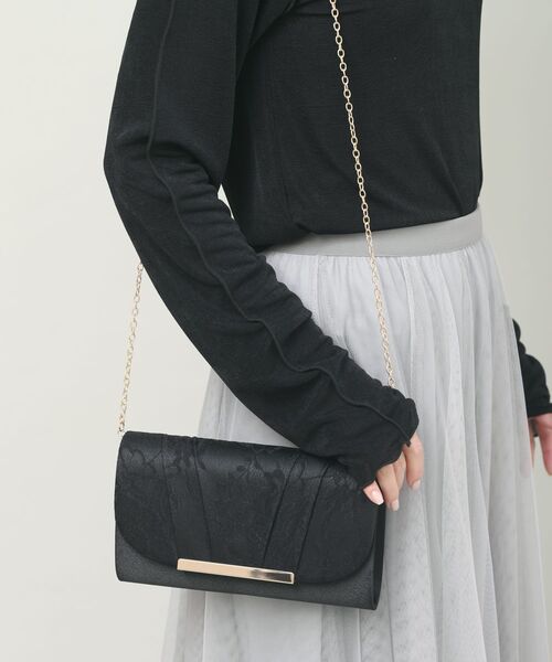 バッグ クラッチバッグ レース×サテン2WAYクラッチBAG|ZOZOTOWN PayPayモール店|16