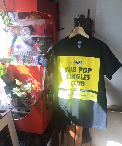 SUB POP tシャツ S/S PRINT TEE ”SINGLE CLUB” /ショート