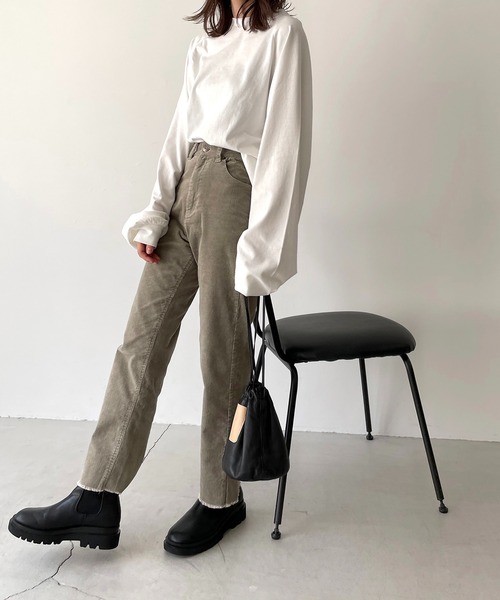新品大得価 パンツ ZOZOTOWN PayPayモール店 - 通販 - PayPayモール RED CHOP WORKS(レッドチョップワークス) コーデュロイクロップドパンツ 大得価HOT