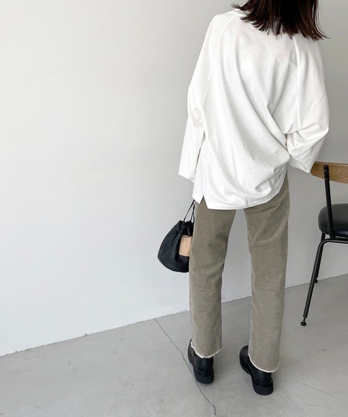 新品大得価 パンツ ZOZOTOWN PayPayモール店 - 通販 - PayPayモール RED CHOP WORKS(レッドチョップワークス) コーデュロイクロップドパンツ 大得価HOT