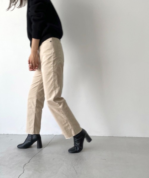 新品大得価 パンツ ZOZOTOWN PayPayモール店 - 通販 - PayPayモール RED CHOP WORKS(レッドチョップワークス) コーデュロイクロップドパンツ 大得価HOT