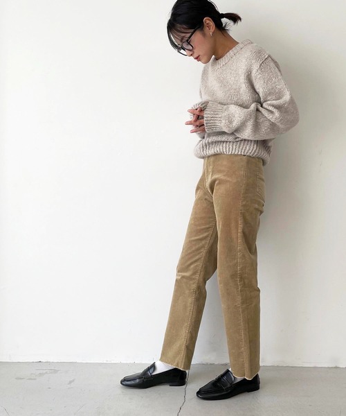 新品大得価 パンツ ZOZOTOWN PayPayモール店 - 通販 - PayPayモール RED CHOP WORKS(レッドチョップワークス) コーデュロイクロップドパンツ 大得価HOT