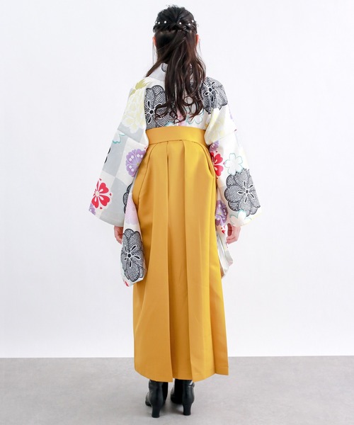 KYOETSU（京越） 着物 ガールズ CCM D 袴4点セット ( 二尺袖 + 帯 + 袴