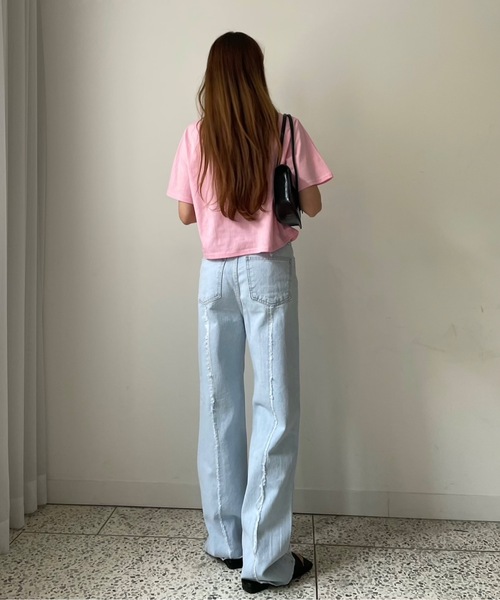 ☆ THE SHISHIKUI デニムパンツ アイスピンク W24 Painter pants / D.PINK – SHISHIKUI