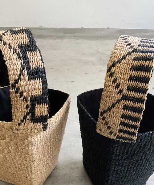 COMMON WARE かごバッグ カゴバッグ KIS Design:Abaca diamond