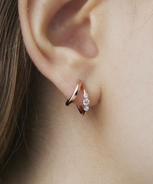 4℃ ピアス シルバー フープ レディース : ZOZOTOWN Yahoo!店