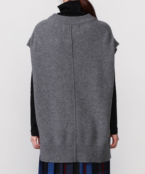 ベスト ADAWAS |〈別注〉カシミヤブレンド ニットベスト WOMEN ...
