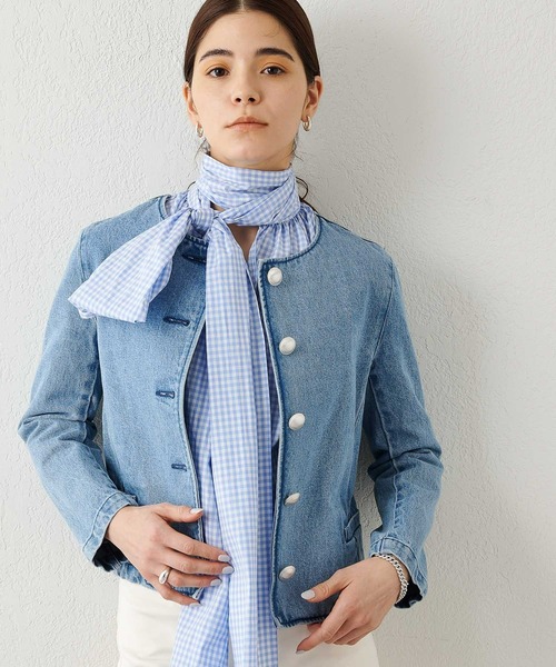 Whim Gazette ジャケット Gジャン デニムクルーネックジャケット