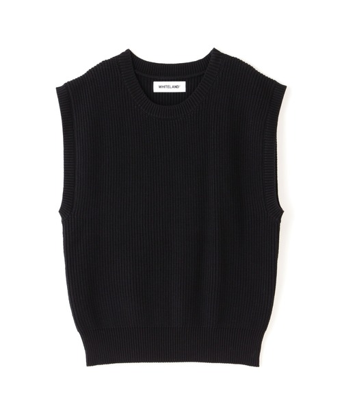 ベスト ジレ WHITELAND/ホワイトランド/RIB VEST レディース メンズ WHITELAND ベスト ジレ WHITELAND/ホワイトランド/RIB VEST