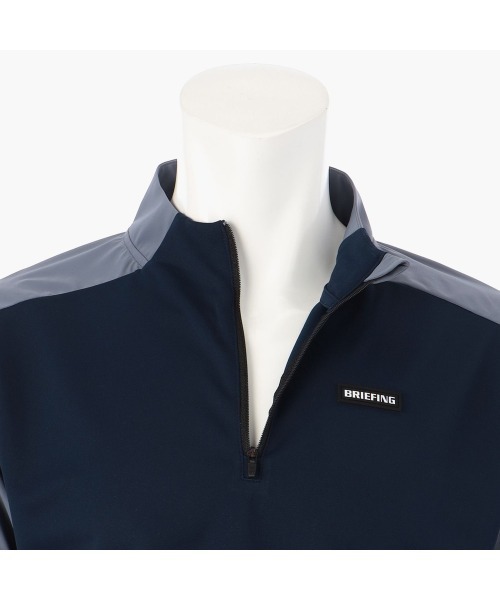 tシャツ Tシャツ 【ブリーフィングゴルフ】MENS WR LS HALF ZIP SHIRT ブリーフィングゴルフ MENS WR LS HALF ZIP