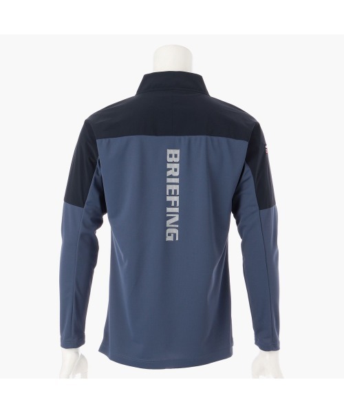 tシャツ Tシャツ 【ブリーフィングゴルフ】MENS WR LS HALF ZIP SHIRT