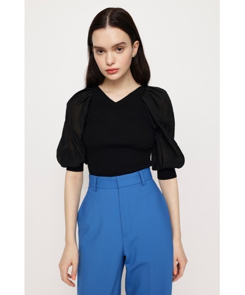 SLY ニット 2WAY DOCKING TOPS2WAY ドッキングトップス シアー