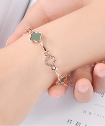 COO+i ブレスレット クローバーデザインブレスレット レディース