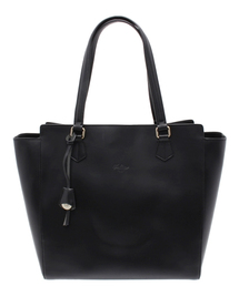 Boldrini Selleria SHIPS 別注 フラップ トートバッグBK SHIPS トートバッグ 「SHIPS別注」Boldrini Selleria: レザー