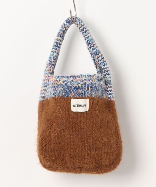 aimoha ハンドバッグ カラフルファーニットバッグ : ZOZOTOWN