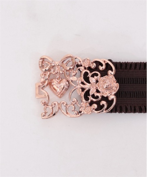 axesfemmePOETIQUE バンビゴムベルト・ゴールドとピンク♤新品 axesfemmePOETIQUE バンビゴムベルト・ゴールドとピンク♤新品
