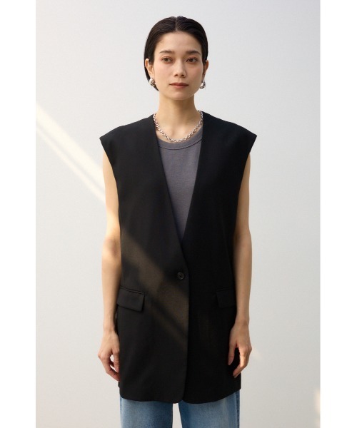 crie conforto フロントベルトジレ crie conforto ベスト ジレ フロントベルトジレ レディース