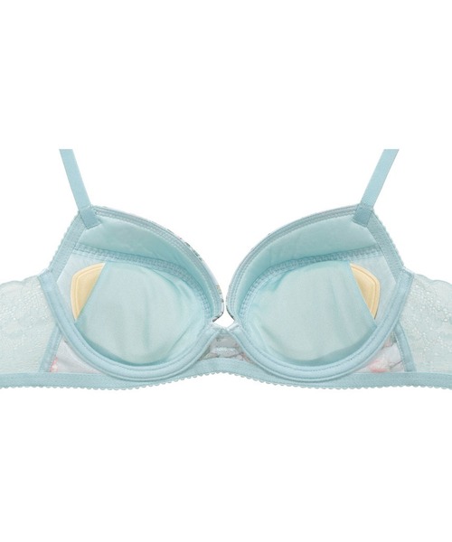 ワコール ルジェ ブラジャーC70 &ショーツM　グリーンレースリボン ワコール ルジェ ブラジャーC70 &ショーツM グリーンレースリボン