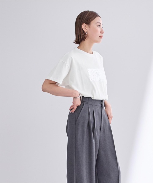 tシャツ リス箔PT　半袖TEE レディース リス箔PT 半袖TEE（Tシャツ/カットソー）｜NOMBRE IMPAIR