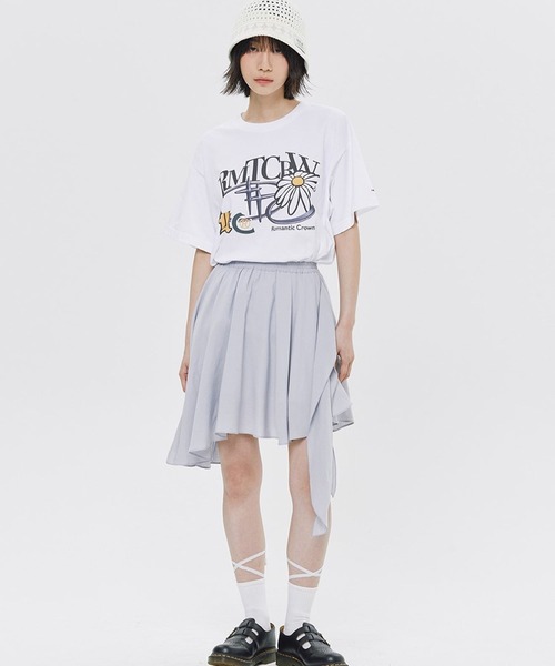 【ROMANTIC CROWN】24SS★シャイニング ボールド ロゴ Tシャツ ROMANTIC CROWN tシャツ 「UNISEX」ROMANTIC CROWN