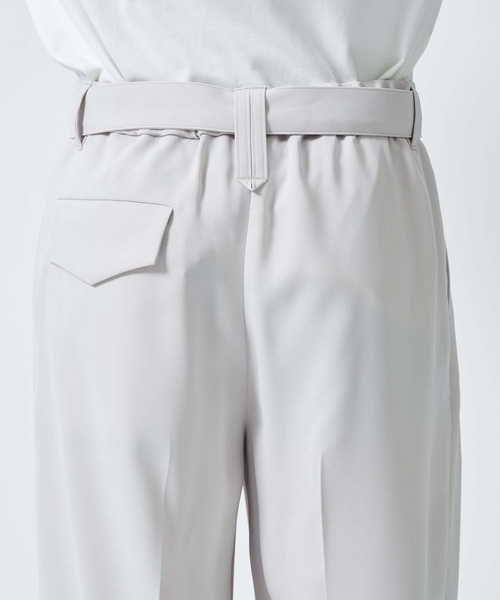 CULLNI スラックス STUDIOUS別注 WIDE STRAIGHT SLACKS メンズ