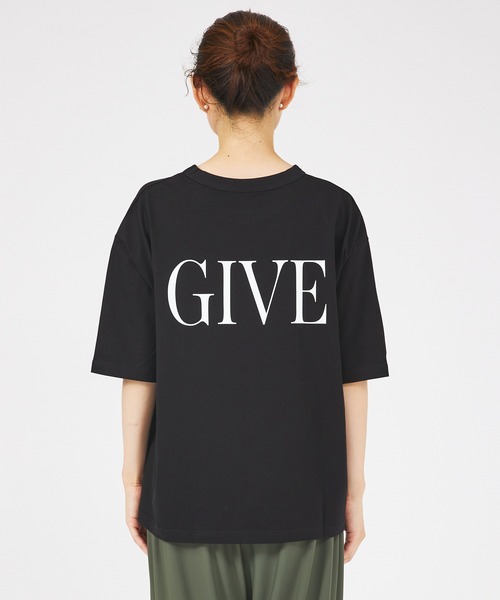 tシャツ 「MARGAUX」RIP/GIVE　ロゴTシャツ レディース margaux tシャツ 「MARGAUX」RIP/GIVE ロゴTシャツ レディース