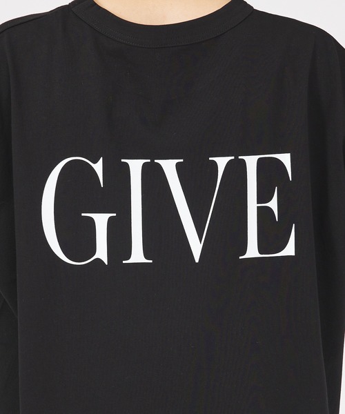 tシャツ 「MARGAUX」RIP/GIVE　ロゴTシャツ レディース margaux tシャツ 「MARGAUX」RIP/GIVE ロゴTシャツ レディース