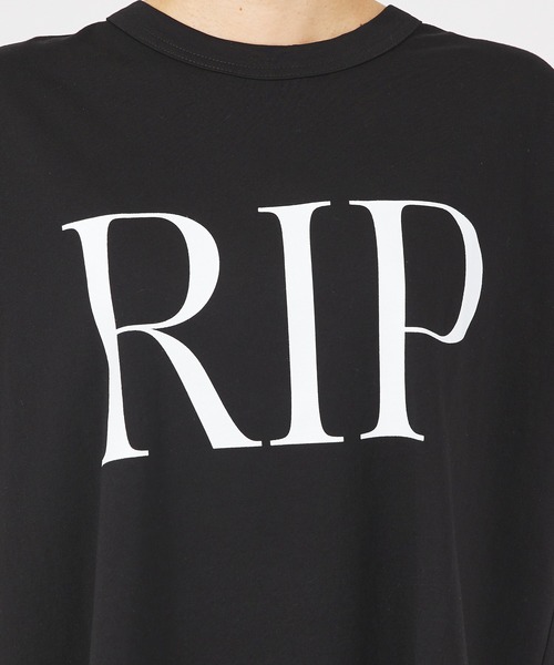 tシャツ 「MARGAUX」RIP/GIVE　ロゴTシャツ レディース margaux tシャツ 「MARGAUX」RIP/GIVE ロゴTシャツ レディース