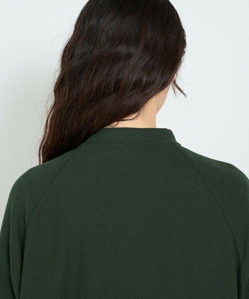 ワンピース コットンリネン裏起毛ワンピースコート レディース  