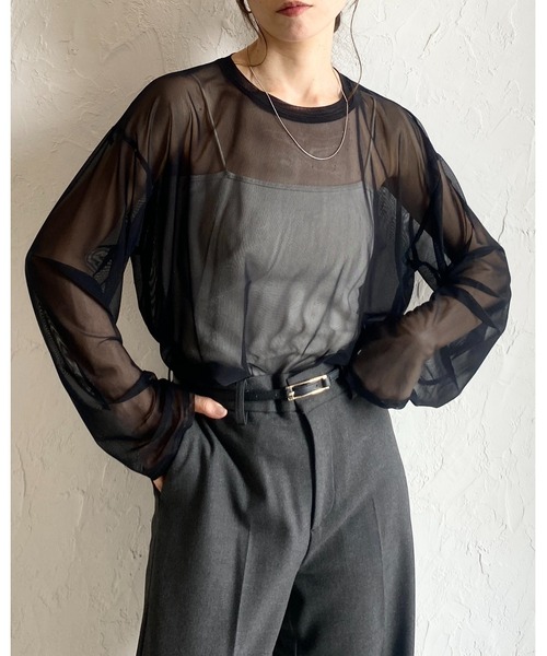 She's Closet tシャツ ビッグシルエットクルーネック長袖